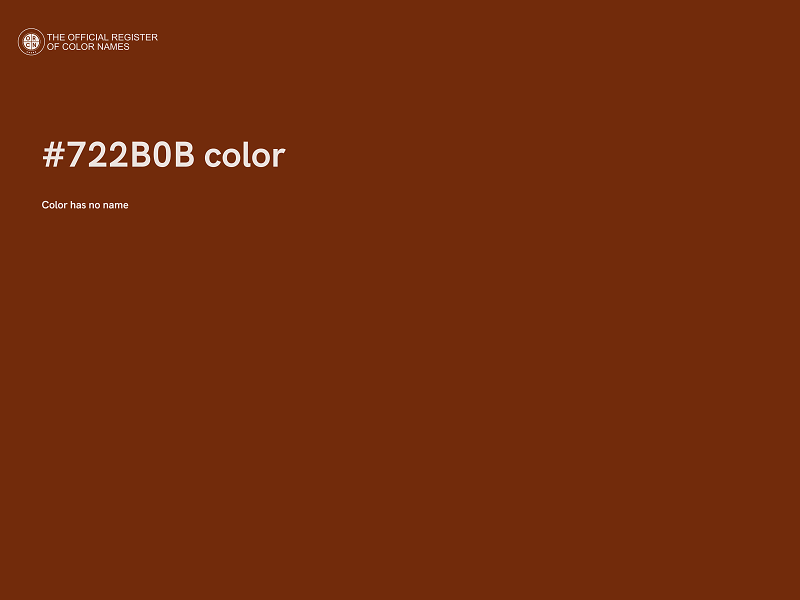 #722B0B color image