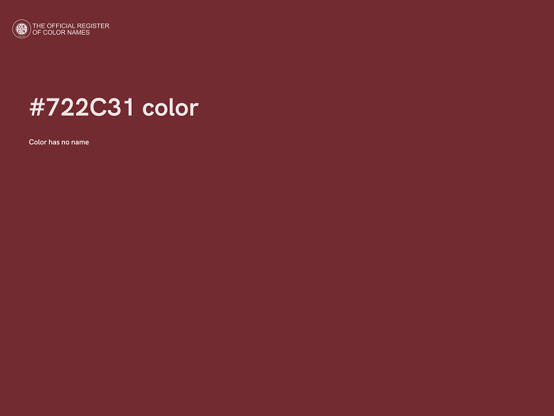 #722C31 color image