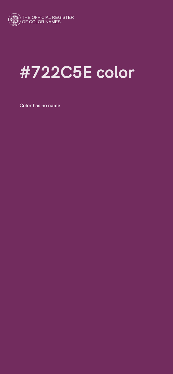 #722C5E color image