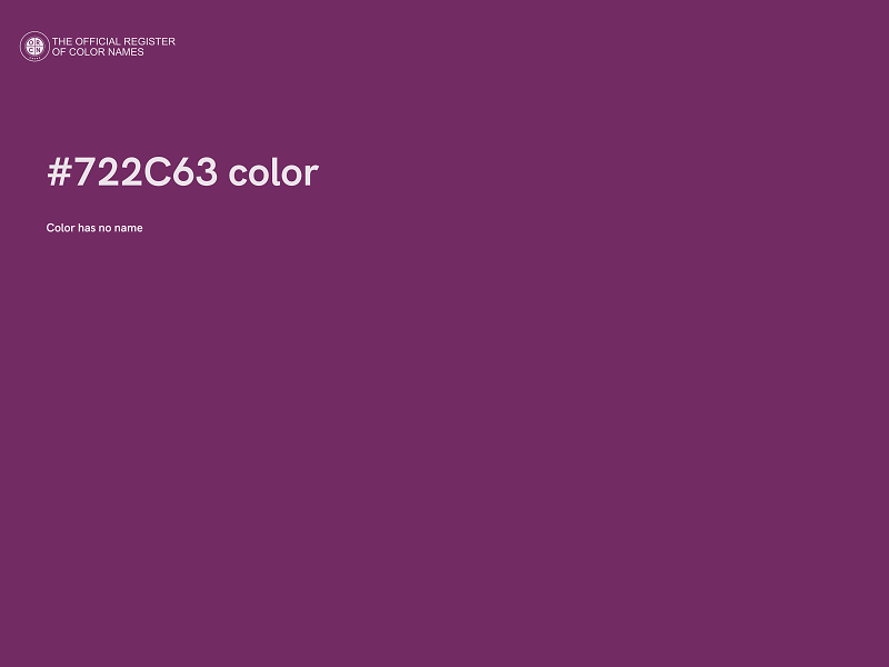 #722C63 color image