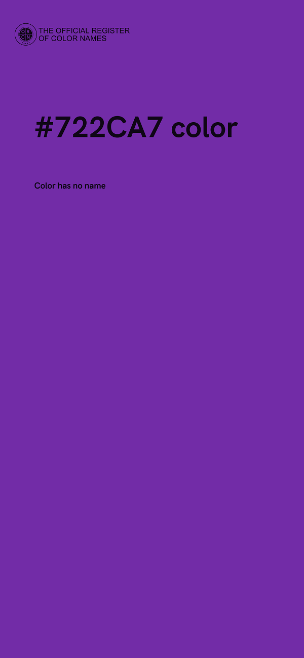 #722CA7 color image