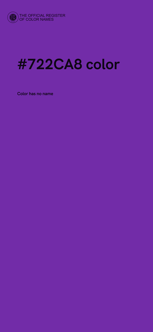 #722CA8 color image