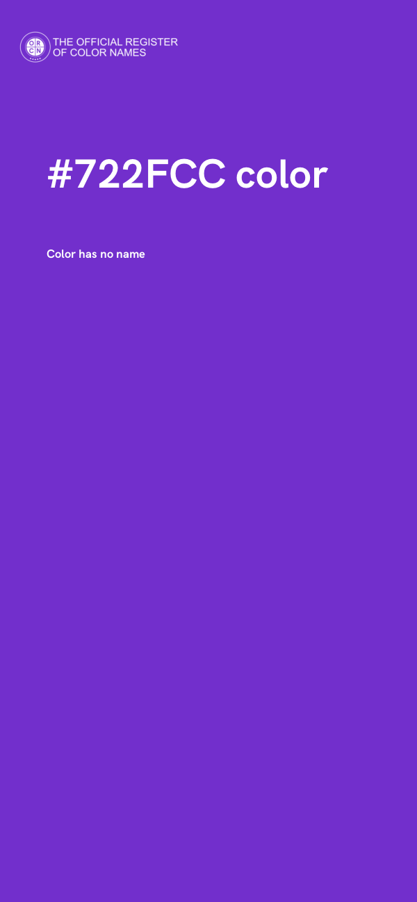 #722FCC color image
