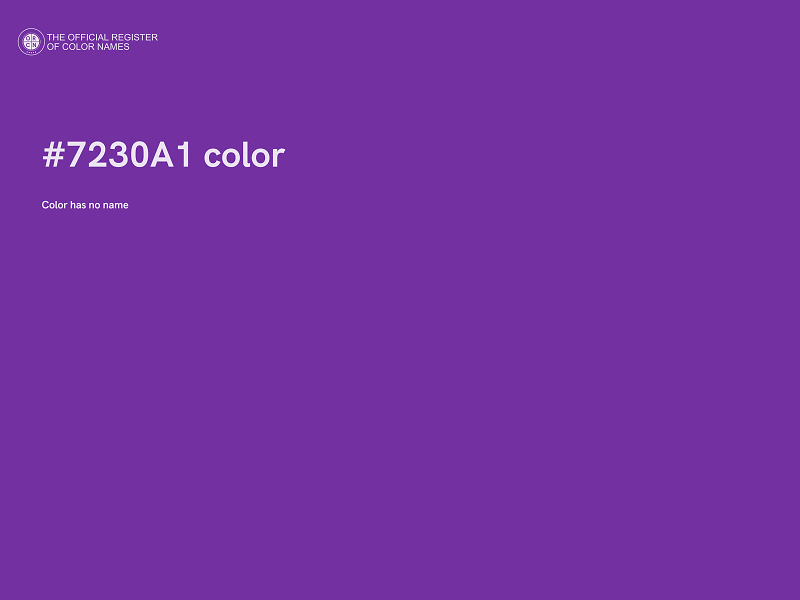 #7230A1 color image