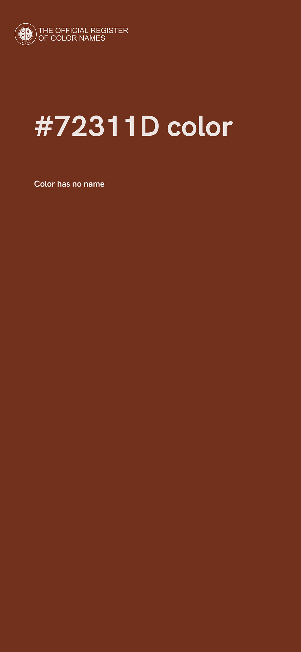 #72311D color image
