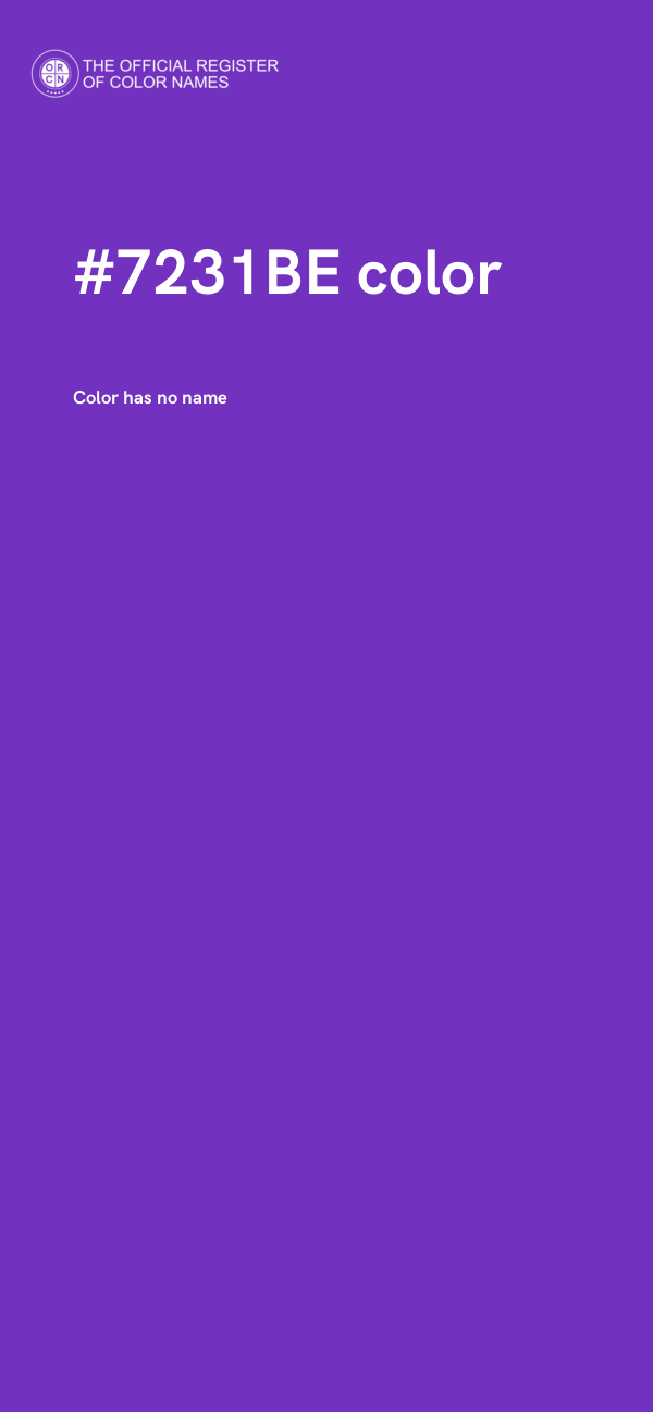 #7231BE color image
