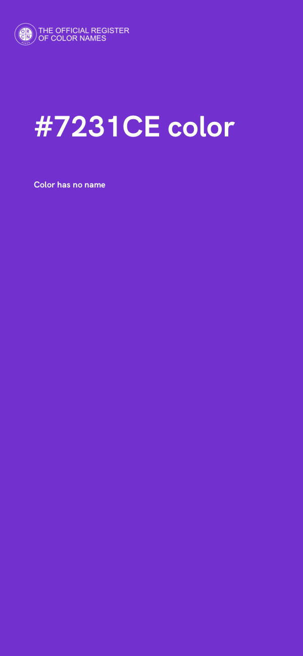 #7231CE color image