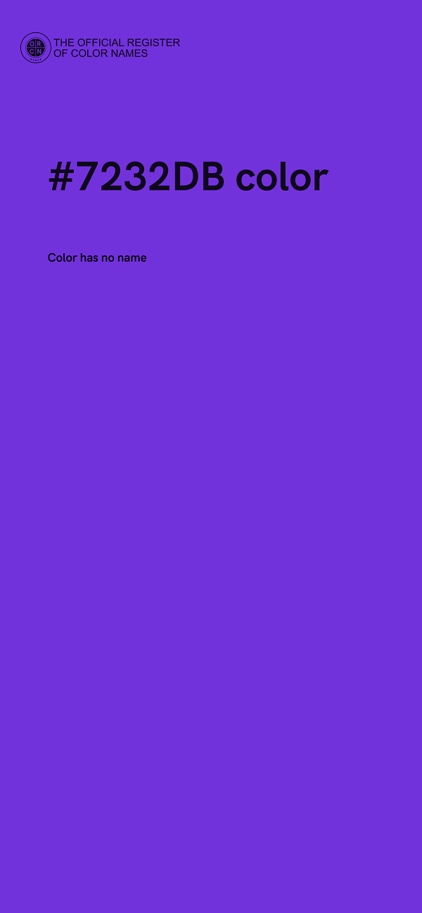 #7232DB color image