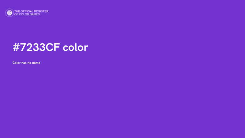 #7233CF color image