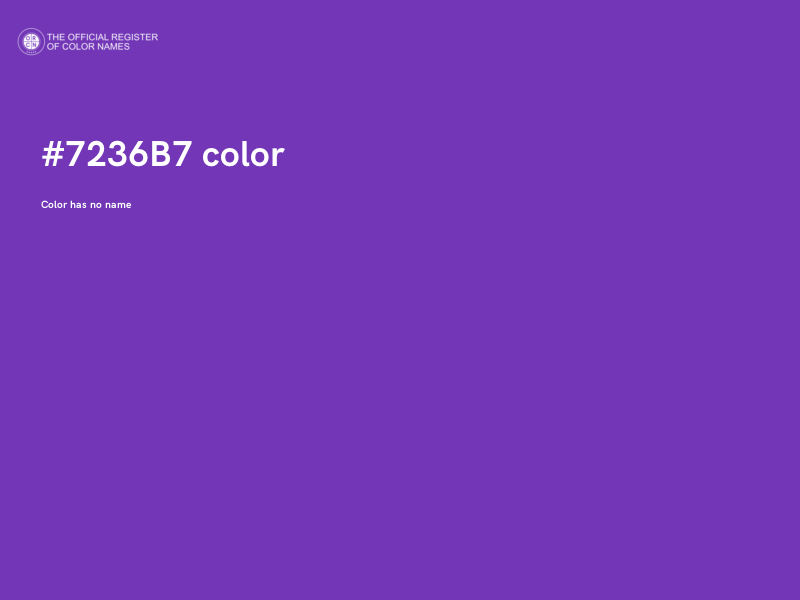 #7236B7 color image