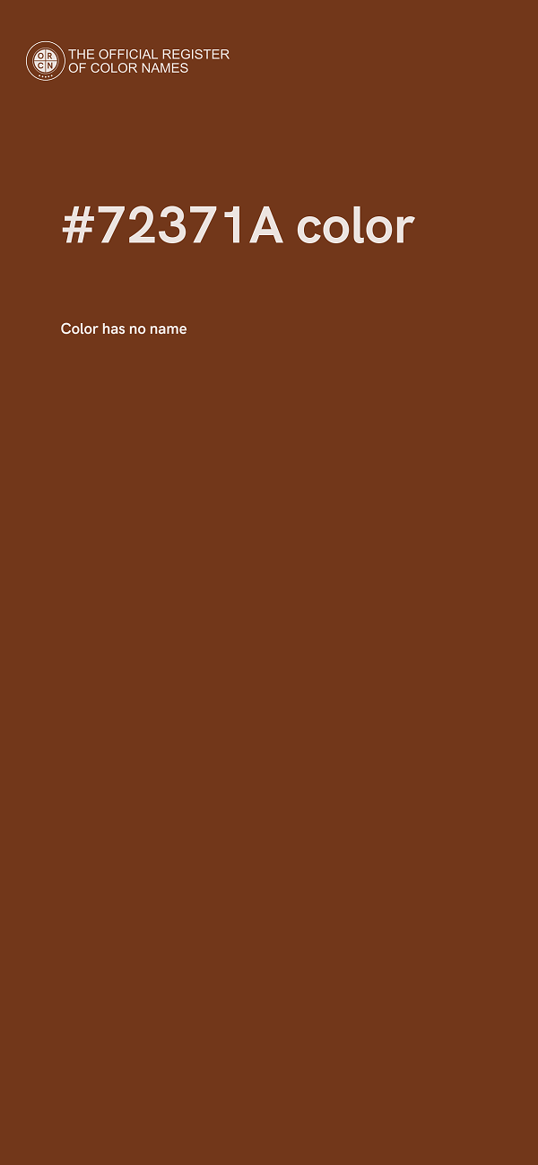 #72371A color image