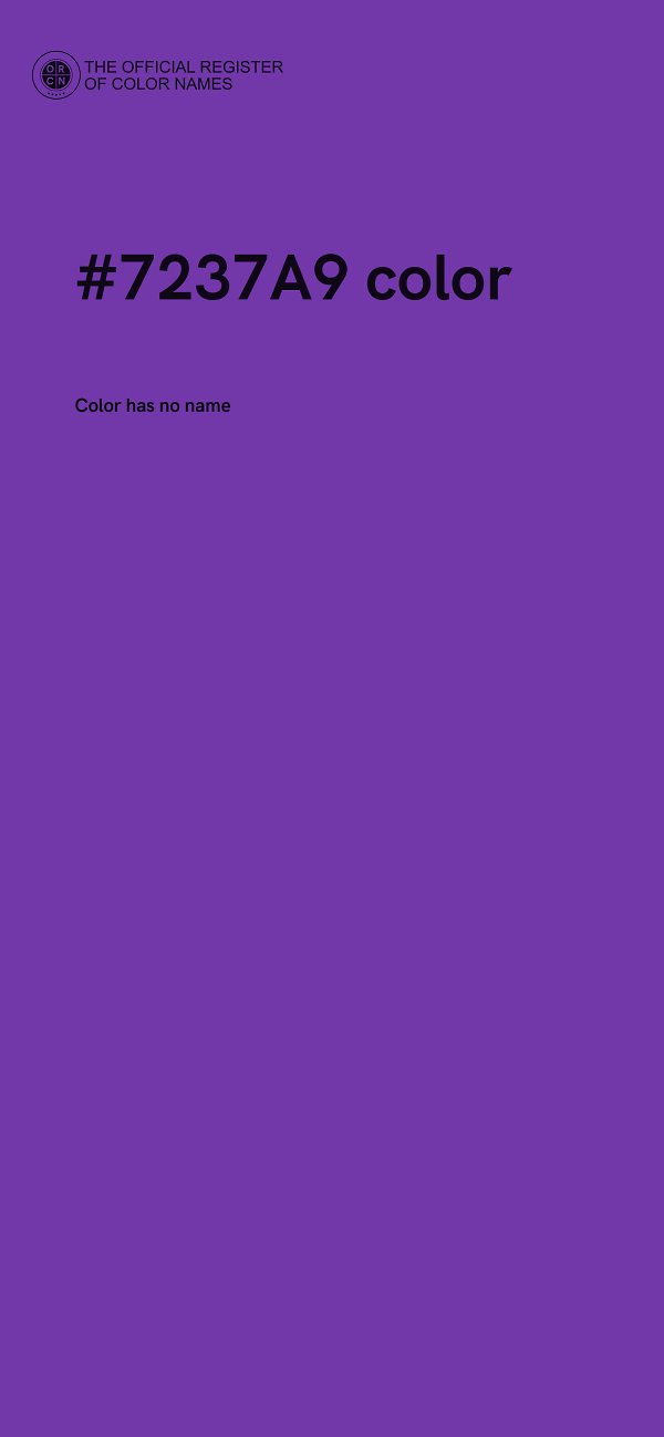 #7237A9 color image