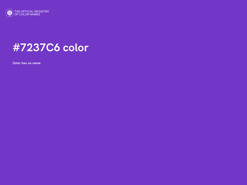 #7237C6 color image