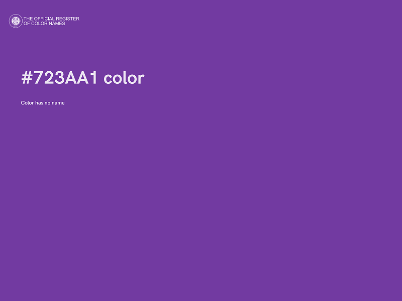 #723AA1 color image