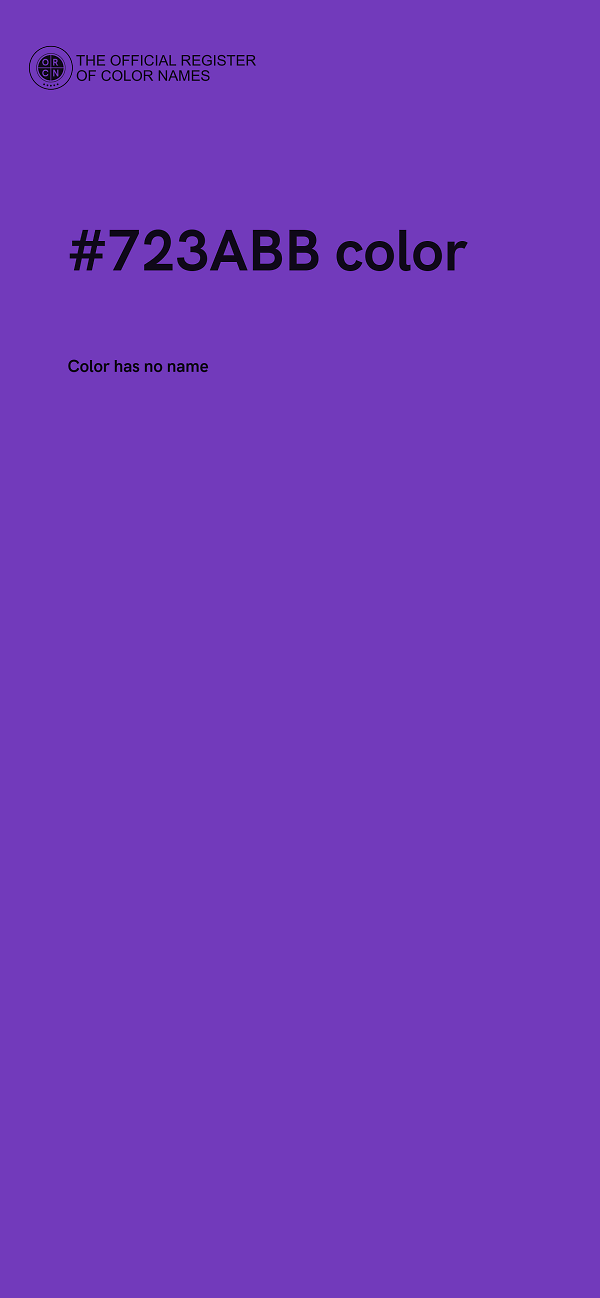 #723ABB color image