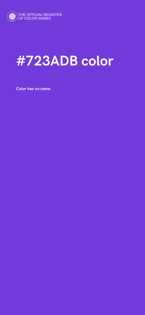 #723ADB color image