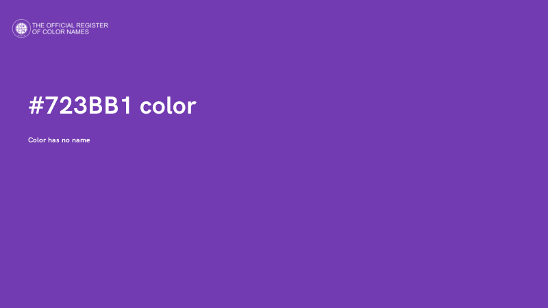 #723BB1 color image