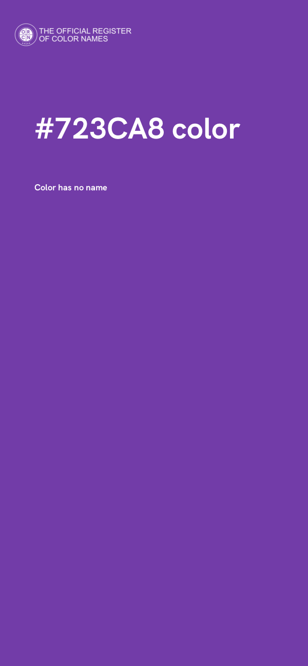 #723CA8 color image
