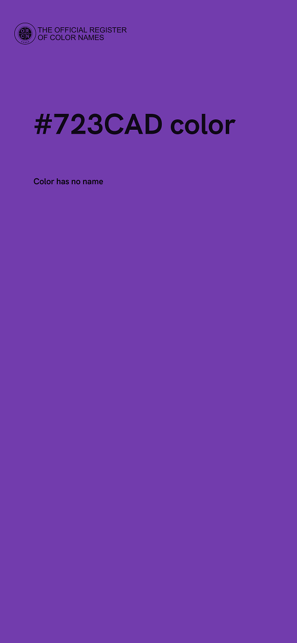 #723CAD color image