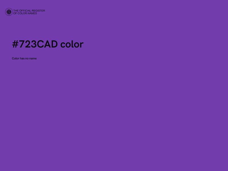 #723CAD color image