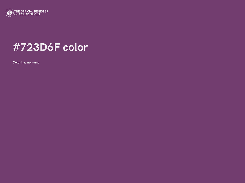 #723D6F color image