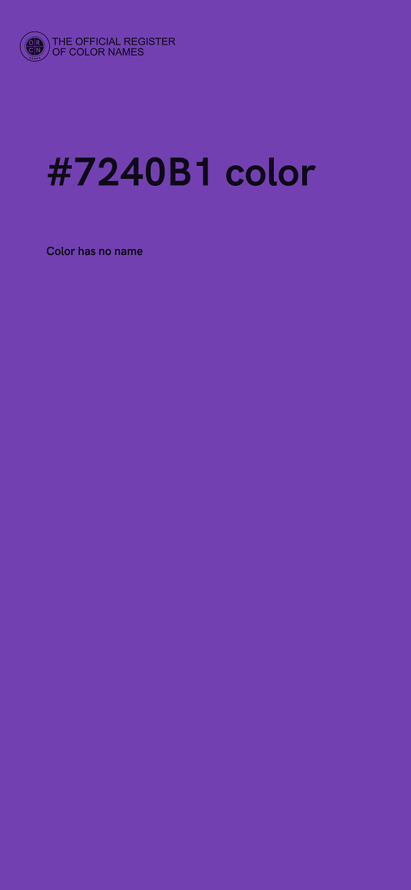 #7240B1 color image