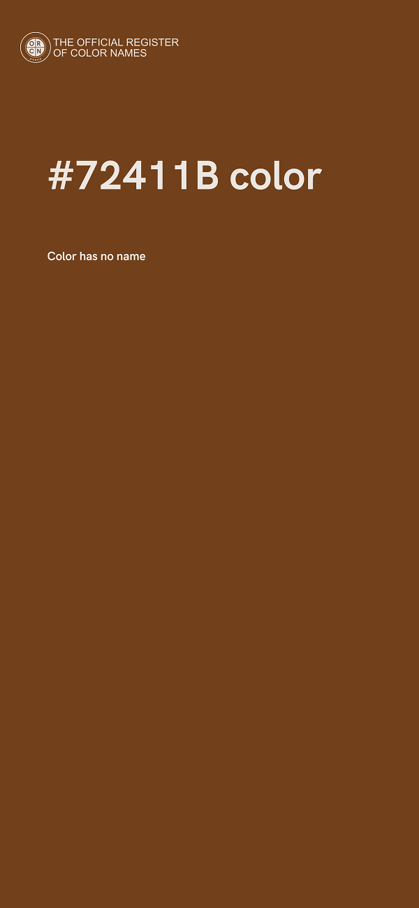 #72411B color image