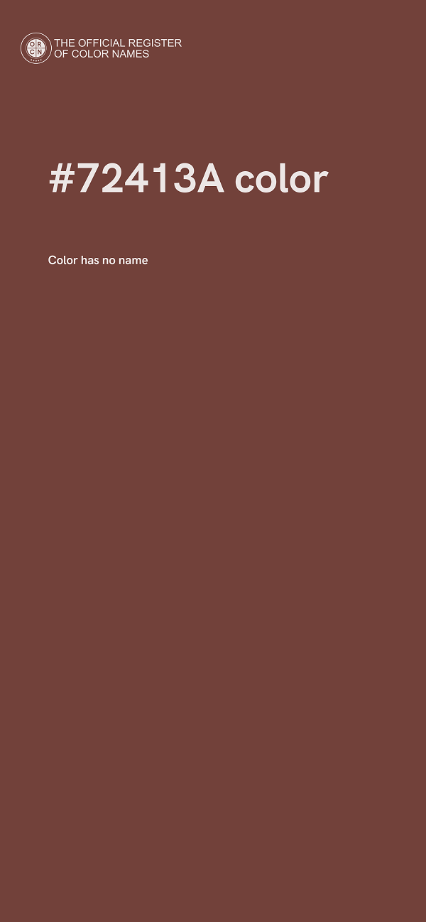 #72413A color image