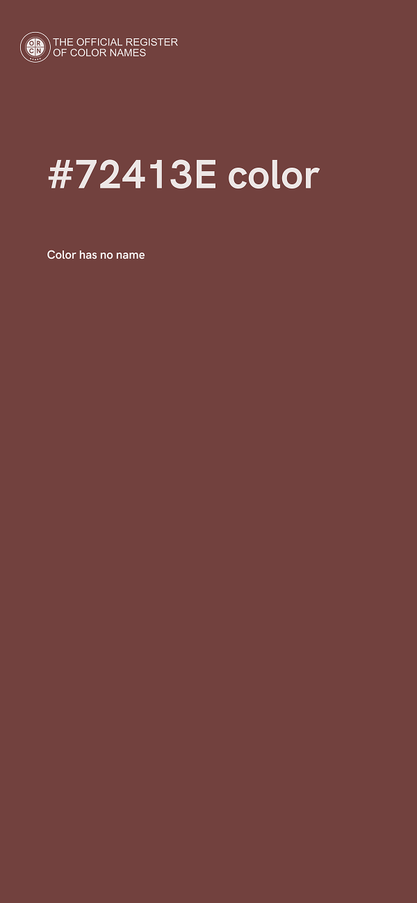 #72413E color image