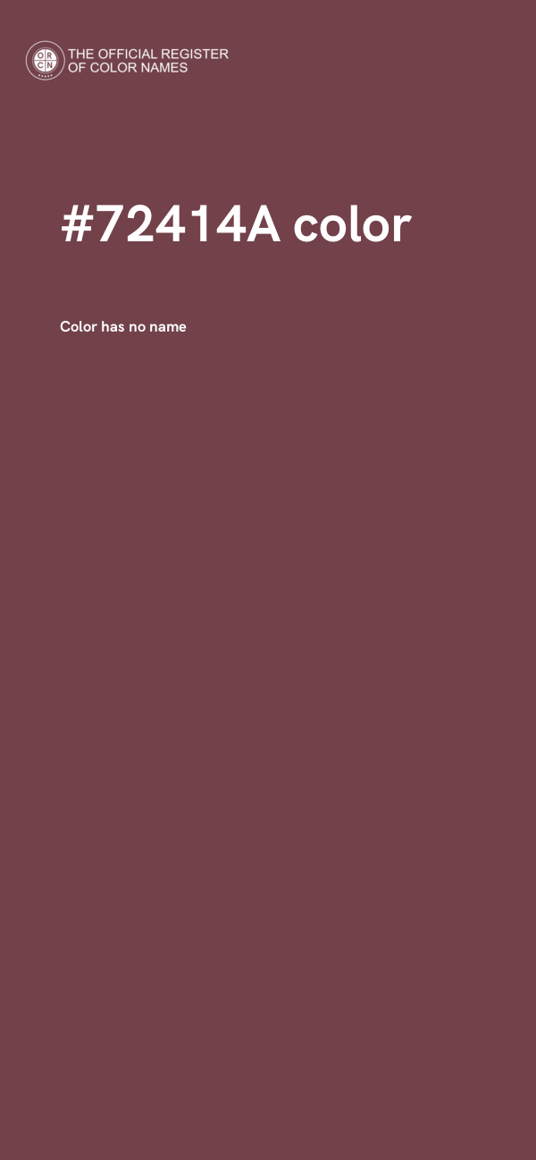 #72414A color image