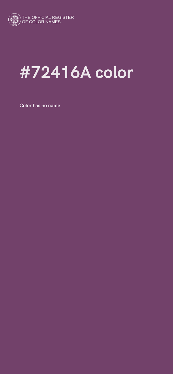 #72416A color image