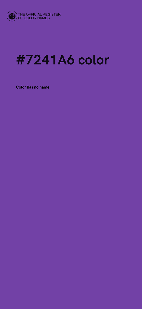 #7241A6 color image