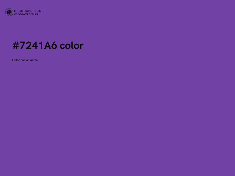 #7241A6 color image