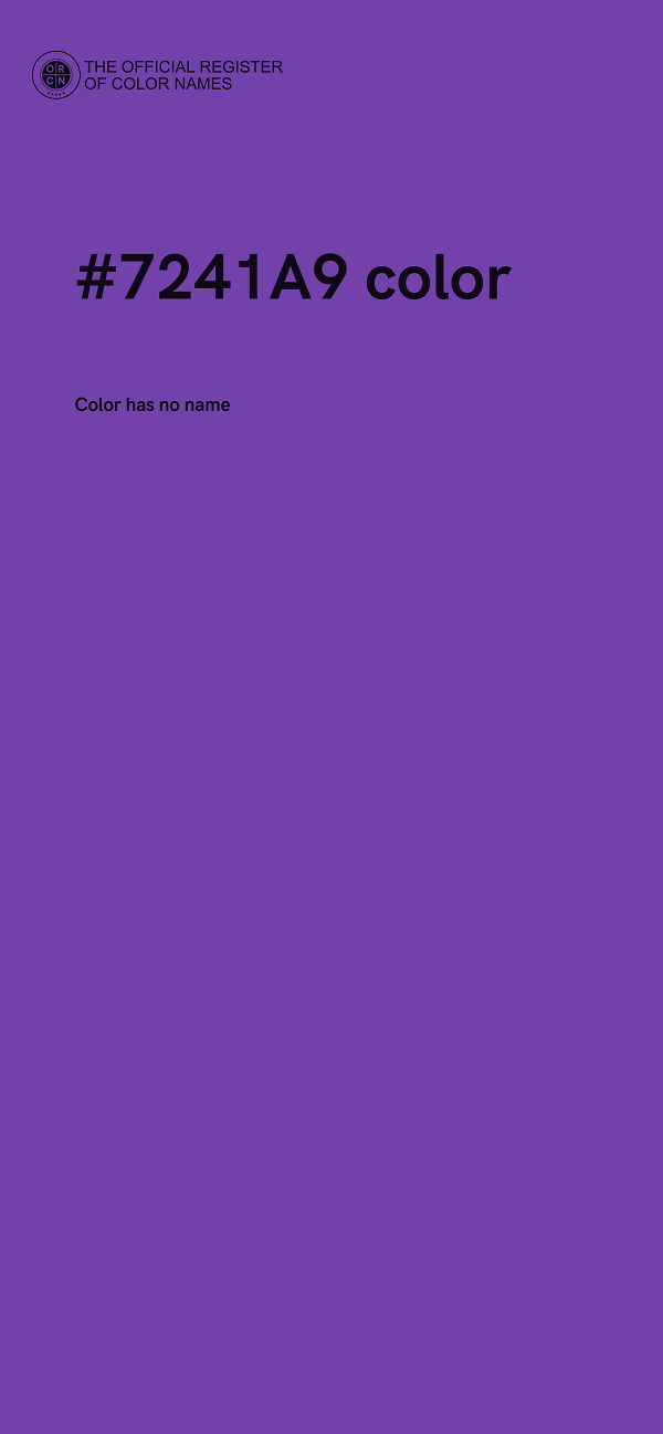 #7241A9 color image