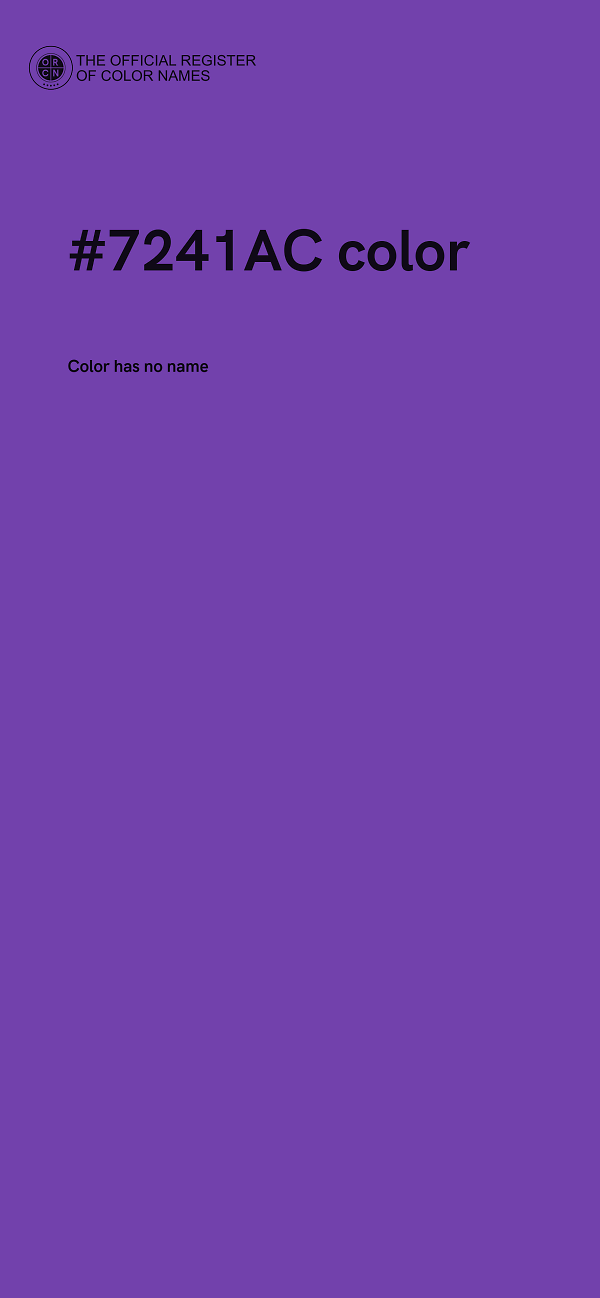 #7241AC color image