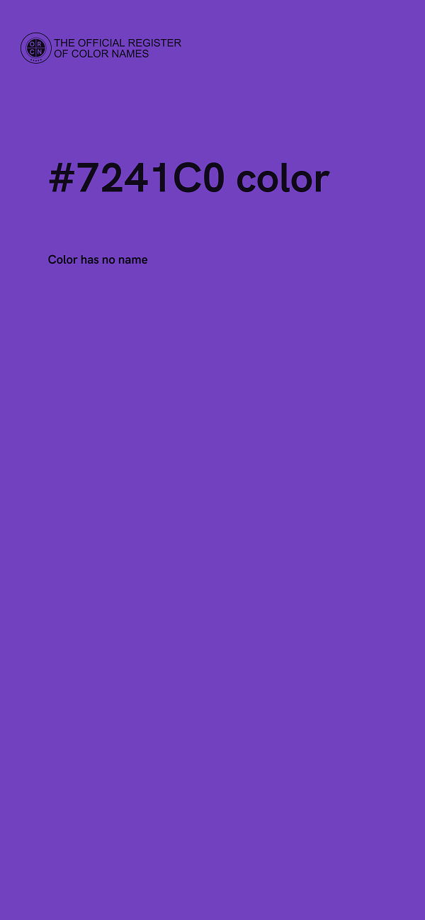 #7241C0 color image