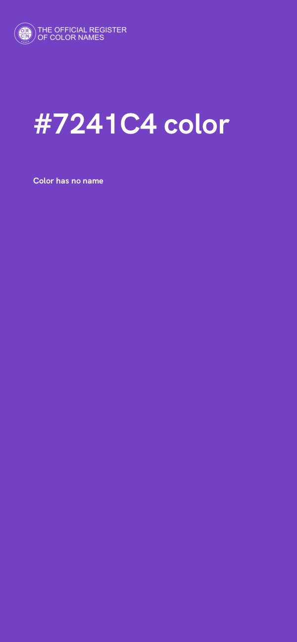 #7241C4 color image