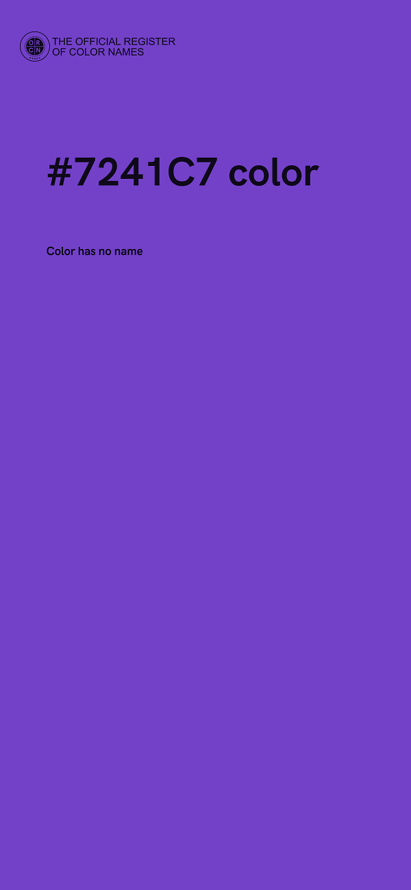 #7241C7 color image
