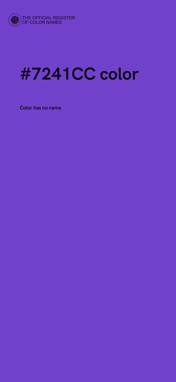 #7241CC color image