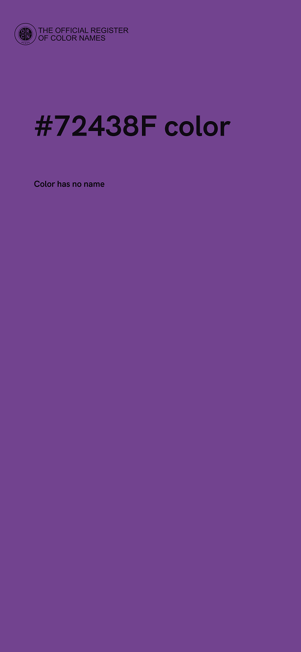 #72438F color image