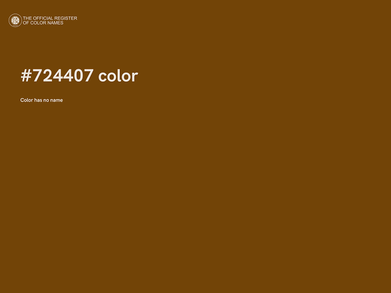 #724407 color image