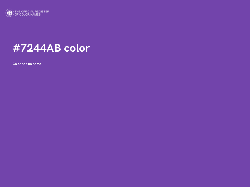 #7244AB color image