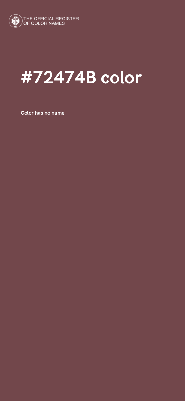 #72474B color image