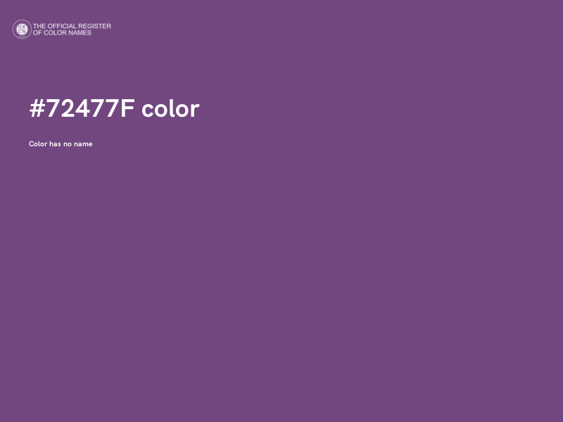 #72477F color image