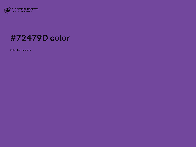 #72479D color image