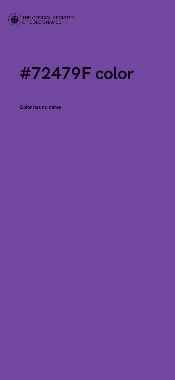#72479F color image