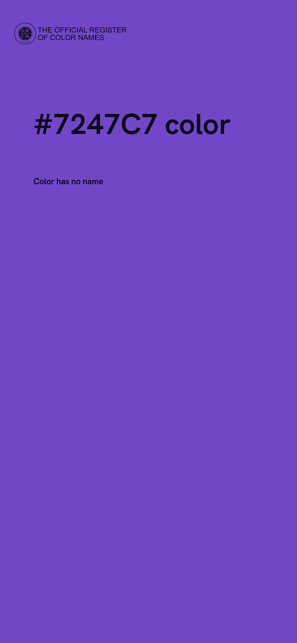 #7247C7 color image