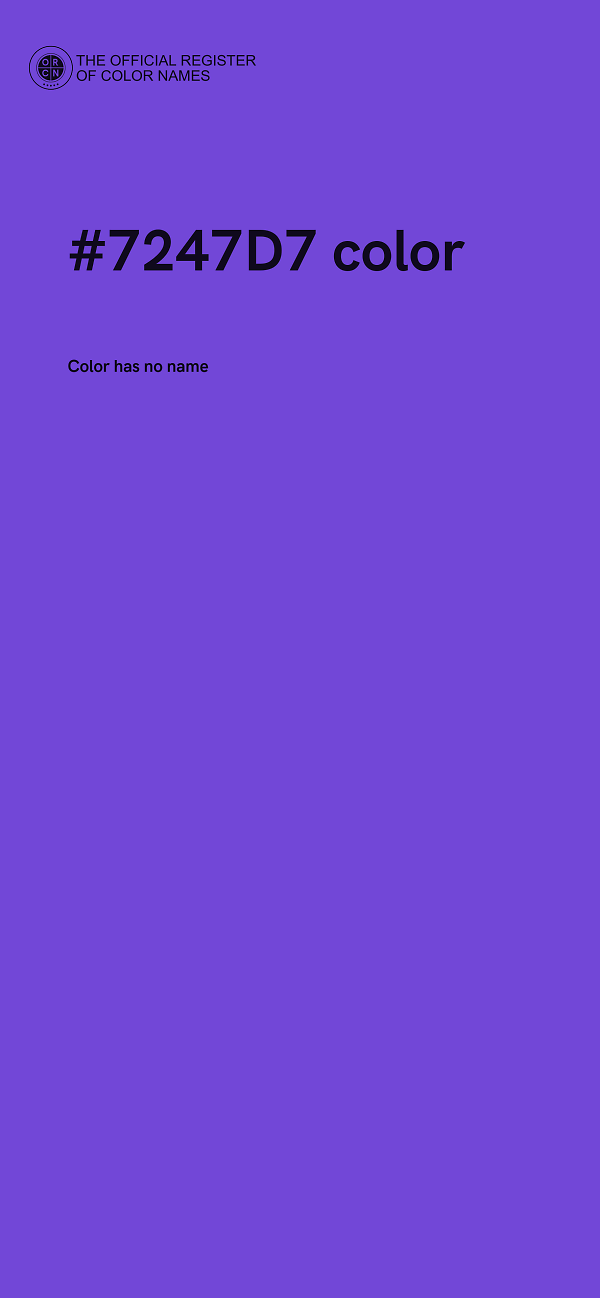 #7247D7 color image