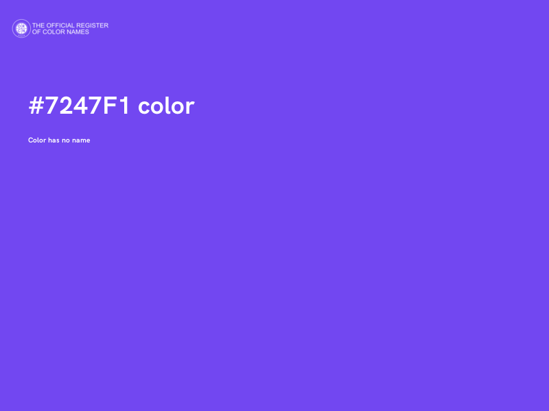 #7247F1 color image