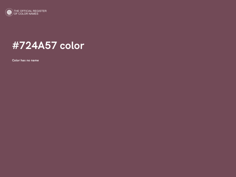 #724A57 color image